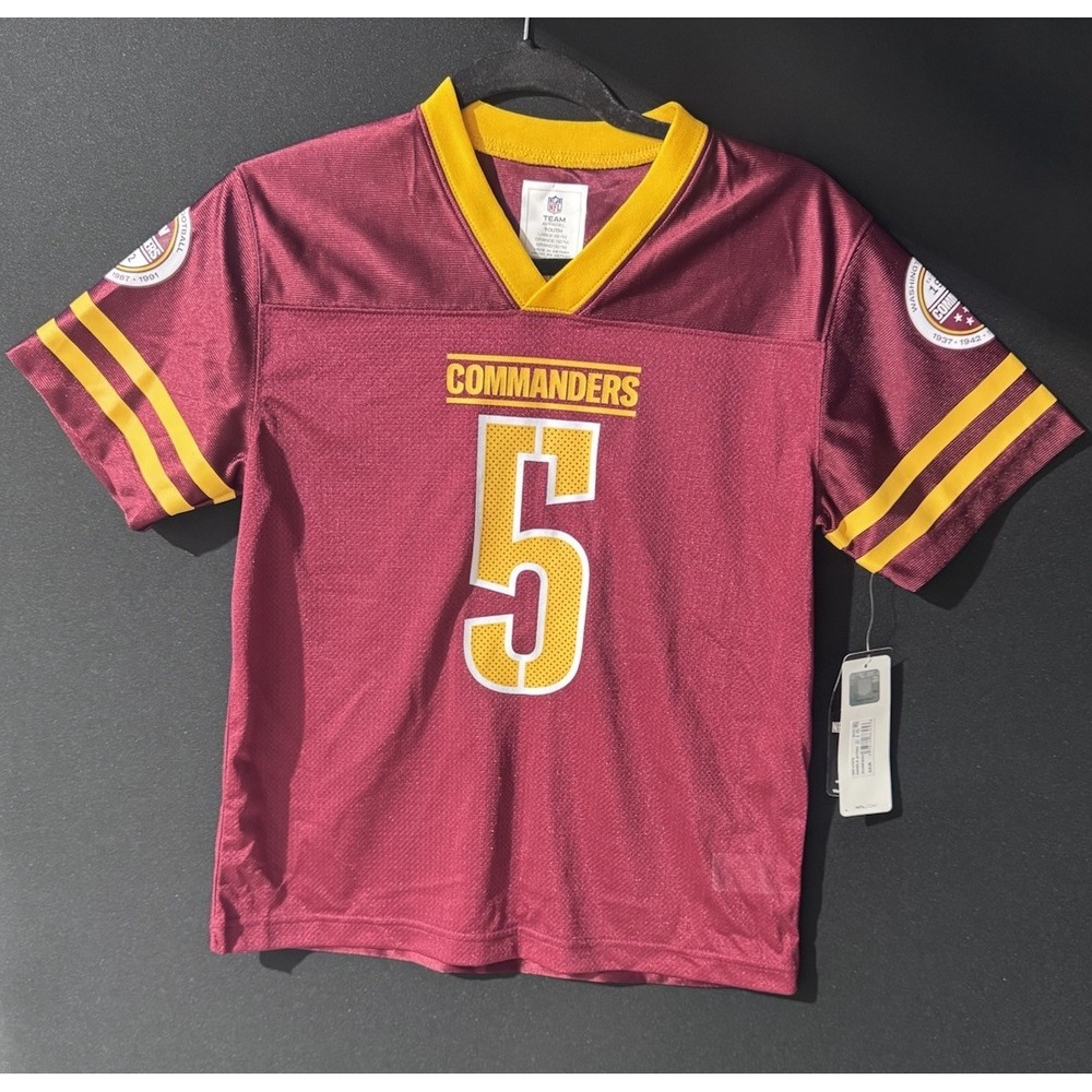 Washington Commanders Daniels #5 Jersey Youth Size Large 12/14